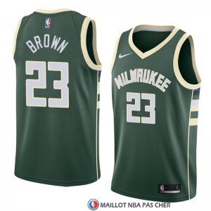 Maillot Milwaukee Bucks Sterling Brown Icon 2018 Vert