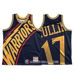 Maillot Golden State Warriors Chris Mullin Mitchell & Ness Big Face Bleu