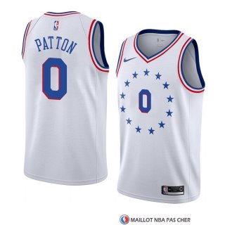 Maillot Philadelphia 76ers Justin Patton Earned 2018-19 Blanc
