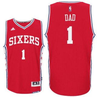 Maillot Fete des Peres 76ers Dad 1 Rouge
