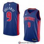 Maillot Detroit Pistons Langston Galloway Icon 2018 Bleu