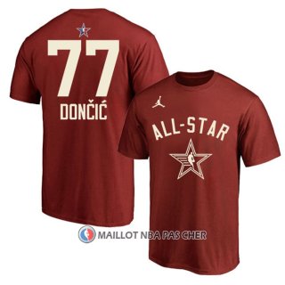 Maillot Manche Courte All Star 2024 Luka Doncic Rouge