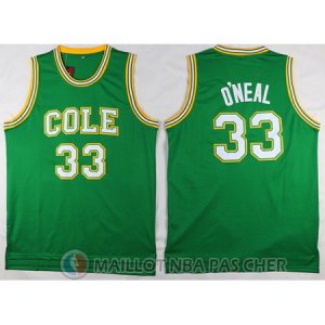 Maillot NBA NCAA Cole O'Neal 33# vert