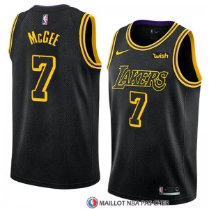 Maillot Los Angeles Lakers Javale Mcgee 7 Ciudad 2017-18 Noir