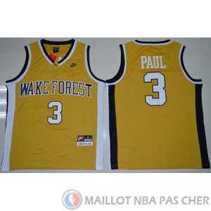 Maillot NCAA Chris Paul Dorado