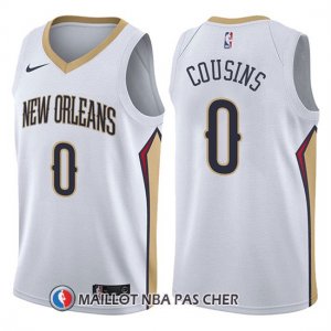 Maillot New Orleans Pelicans Demarcus Cousins Association 2017-18 0 Blanc