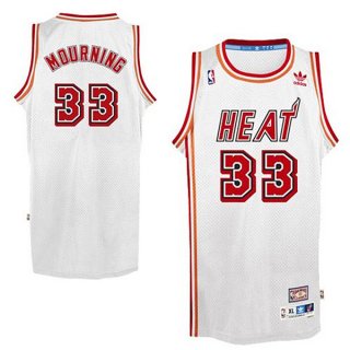 Maillot Retro Heat Mourning 33 Blanc