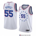 Maillot Philadelphia 76ers Greg Monroe Earned 2018-19 Blanc