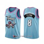 Maillot Tornto Raptors Malachi Flynn Ville 2020-21 Rosa Bleu