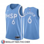 Maillot Minnesota Timberwolves Jordan Mclaughlin Ville Edition Bleu