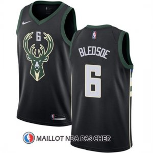 Maillot Milwaukee Bucks Eric Bledsoe 2017-18 6 Noir