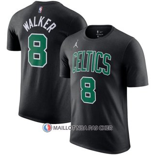 Maillot Manche Courte Boston Celtics Kemba Walker Statement Noir