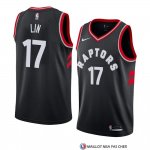 Maillot Tornto Raptors Jeremy Lin Statement 2018 Noir