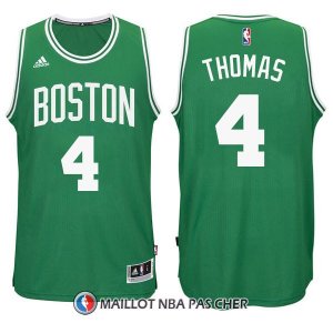 Maillot Authentique Boston Celtics Thomas 4 Vert