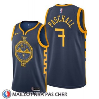 Maillot Golden State Warriors Eric Paschall Ville 2019-20 Bleu