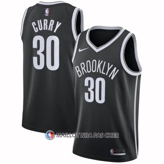 Maillot Brooklyn Nets Seth Curry NO 30 Icon 2021-22 Noir