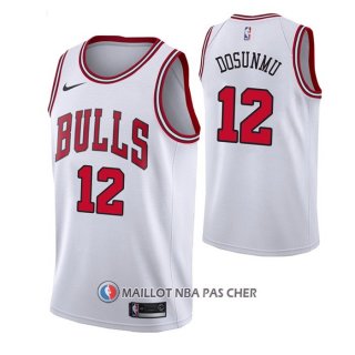 Maillot Chicago Bulls Ayo Dosunmu NO 12 Association 2021 Blanc