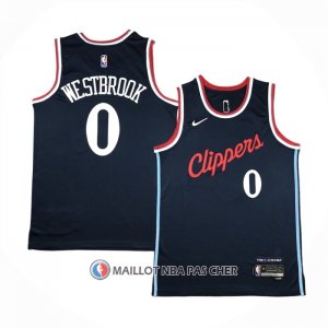 Maillot Los Angeles Clippers Russell Westbrook NO 0 Icon 2024-25 Bleu