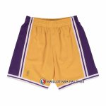 Short Los Angeles Lakers Mitchell & Ness Jaune
