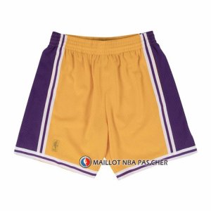 Short Los Angeles Lakers Mitchell & Ness Jaune