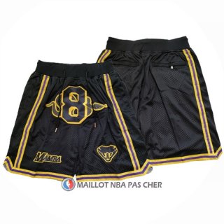 Short Los Angeles Lakers Kobe Bryant 8 Mamba Noir