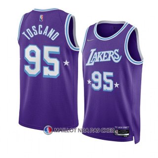 Maillot Los Angeles Lakers Juan Toscano-Anderson NO 95 Ville 2021-22 Volet