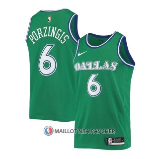 Maillot Dallas Mavericks Kristaps Porzingis Hardwood Classic 2020-21 Vert