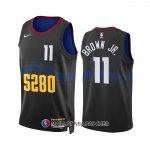 Maillot Denver Nuggets Braxton Key NO 11 Ville 2023-24 Noir