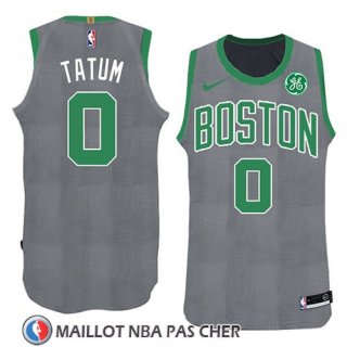 Maillot Noel 2018 Boston Celtics Jayson Tatum No 0 Vert