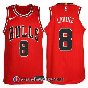 Maillot Chicago Bulls Zach Lavine 8 2017-18 Rouge