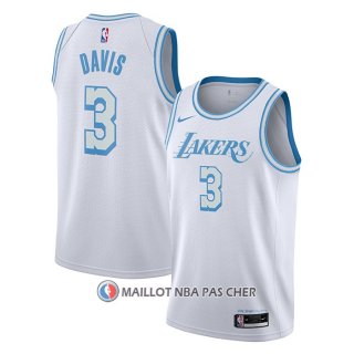 Maillot Los Angeles Lakers Anthony Davis Ville 2020-21 Blanc