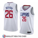 Maillot Los Angeles Clippers Angel Delgado No 26 Association 2018 Blanc