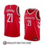 Maillot Houston Rockets Chinanu Onuaku No 21 Icon 2018 Rouge
