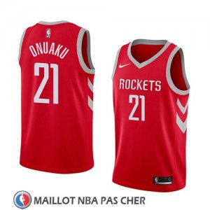 Maillot Houston Rockets Chinanu Onuaku No 21 Icon 2018 Rouge