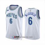 Maillot Minnesota Timberwolves Jordan Mclaughlin NO 6 Classic 2023-24 Blanc