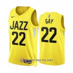 Maillot Utah Jazz Rudy Gay NO 22 Icon 2022-23 Jaune