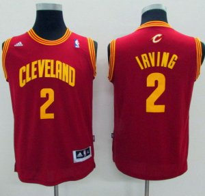 Maillot Enfant de Irving Cleveland Cavaliers #2 Rouge