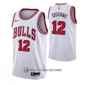 Maillot Chicago Bulls Ayo Dosunmu NO 12 Association 2021 Blanc