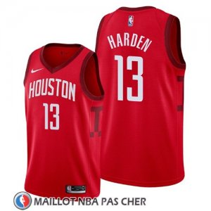 Maillot Houston Rockets James Harden Earned 2019 Rouge