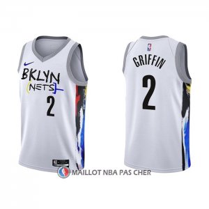 Maillot Brooklyn Nets Blake Griffin NO 2 Ville 2022-23 Blanc