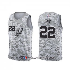 Maillot San Antonio Spurs Rudy Gay Earned Camuflaje
