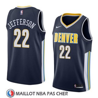 Maillot Denver Nuggets Richard Jefferson No 22 Icon 2018 Bleu