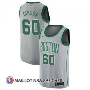 Maillot Boston Celtics Jonathan Gibson 60 Ciudad 2017-18 Gris