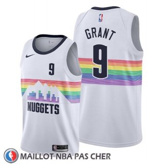 Maillot Denver Nuggets Jerami Grant Ville Blanc