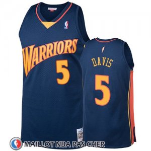 Maillot Golden State Warriors Baron Davis 2009-10 Hardwood Classics Bleu