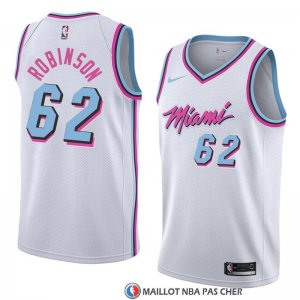 Maillot Miami Heat Duncan Robinson Ville 2018 Blanc