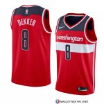 Maillot Washington Wizards Sam Dekker Icon 2018 Rouge