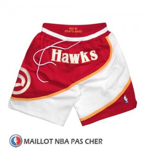Short Atlanta Hawks 1986-87 Rouge