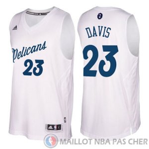 Maillot Davis New Orleans Pelicans Noel #23 Blanc
