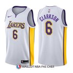 Maillot Los Angeles Lakers Jordan Clarkson Association 6 2017-18 Blanc